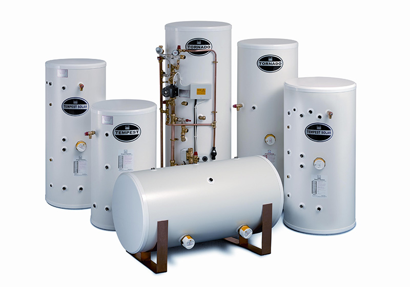 Stainless steel unvented cylinders